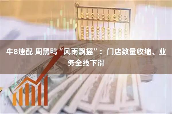 牛8速配 周黑鸭“风雨飘摇”：门店数量收缩、业务全线下滑