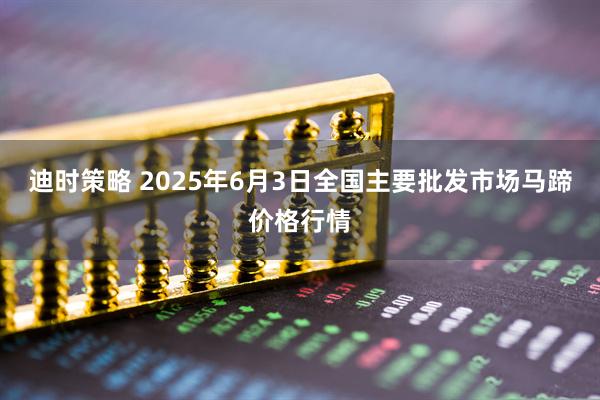迪时策略 2025年6月3日全国主要批发市场马蹄价格行情